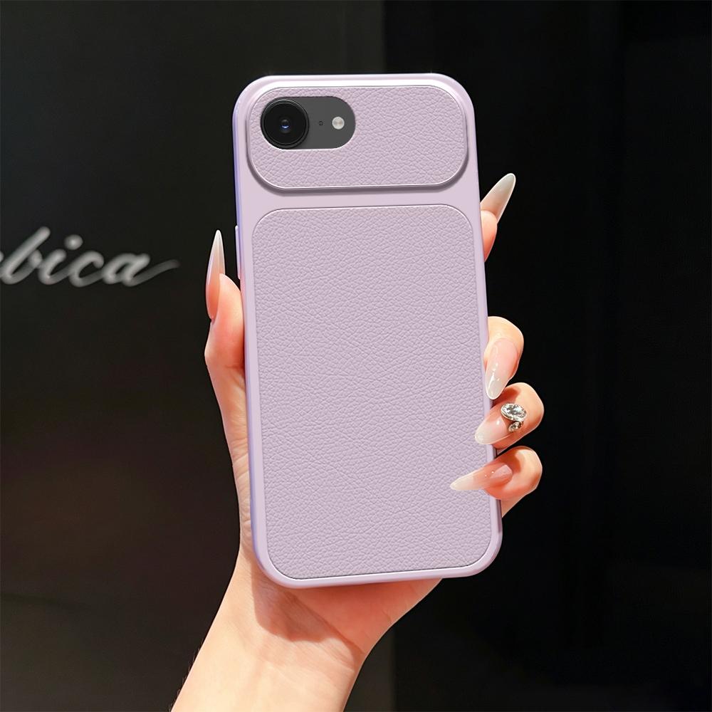 For iPhone 17e / 16e Lambskin Series Skin Feel Shockproof Phone Case(Purple)