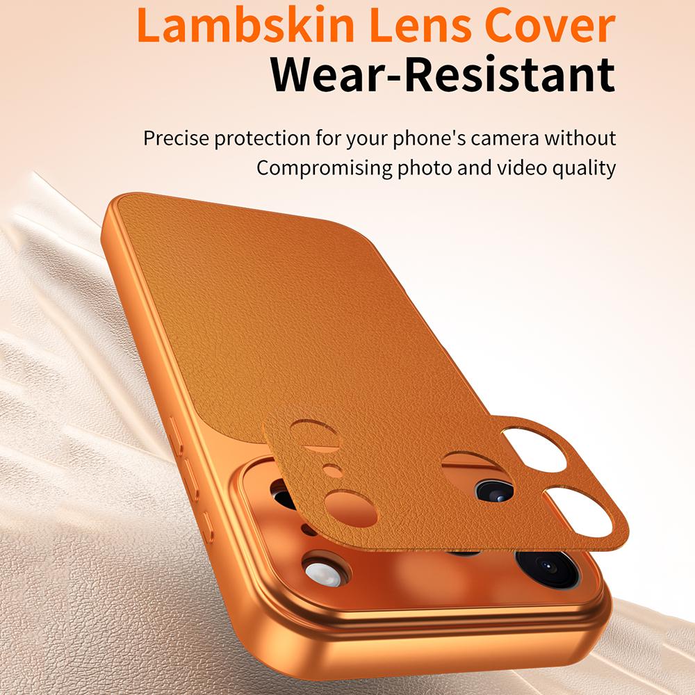 For iPhone XS Max Lambskin Series Skin Feel Shockproof Phone Case(Purple)