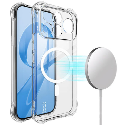 For Redmi K90 Pro Max/Poco F8 Ultra 5G imak Magnetic Shockproof Airbag TPU Phone Case(Transparent)