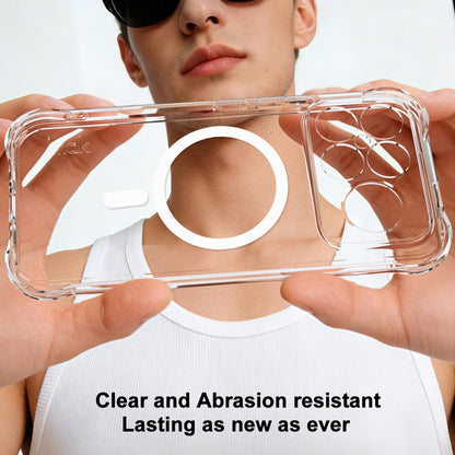 For Redmi K90 Pro Max/Poco F8 Ultra 5G imak Magnetic Shockproof Airbag TPU Phone Case(Transparent)