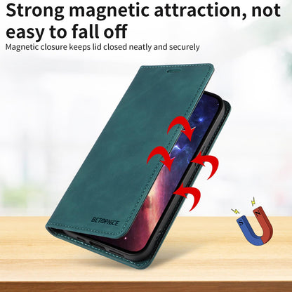 For Huawei nova 16 BETOPNICE Suction RFID Anti-theft Leather Phone Case(Green)