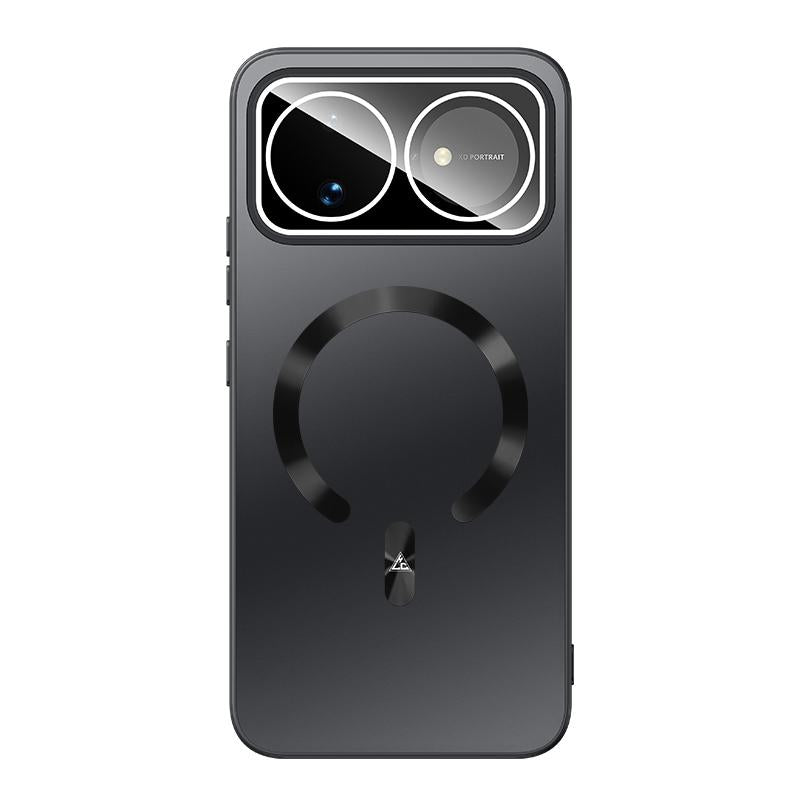 For Huawei nova 16 Ice Magnetic Explosion-proof Lens Film PC Phone Case - Graphite Black - EDA009253811A