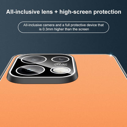 For OPPO Reno16 Pro 5G Global Golden Shield Metal Frosted Lens Film Phone Case - Silver Grey - EDA009254509C