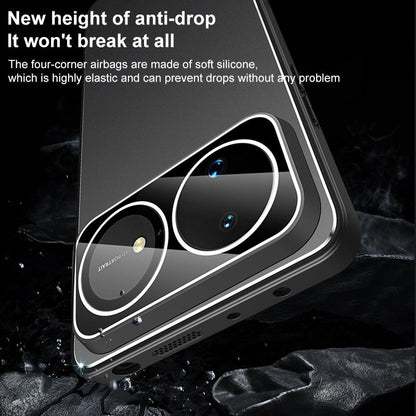 For Huawei nova 16 Pro Golden Shield Metal Frosted Lens Film Phone Case - Black - EDA009254712A