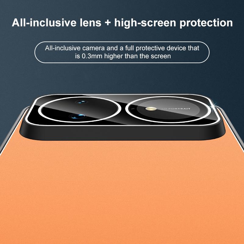 For Huawei nova 16 Pro Golden Shield Metal Frosted Lens Film Phone Case - Blue - EDA009254712B