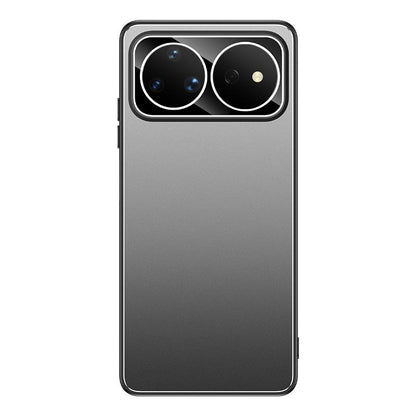 For Huawei nova 16 Pro Golden Shield Metal Frosted Lens Film Phone Case - Silver Grey - EDA009254712C