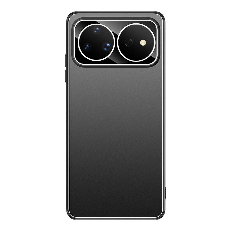 For Huawei nova 16 Ultra Golden Shield Metal Frosted Lens Film Phone Case - Black - EDA009254713A