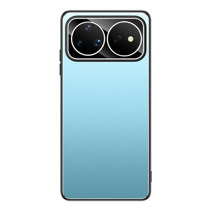 For Huawei nova 16 Ultra Golden Shield Metal Frosted Lens Film Phone Case - Blue - EDA009254713B