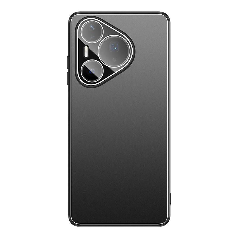 For Huawei Pura 90 Pro 5G Golden Shield Metal Frosted Lens Film Phone Case - Black - EDA009254714A