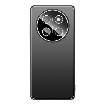 For Honor X80 Pro Max 5G Golden Shield Metal Frosted Lens Film Phone Case - Black - EDA009254909A