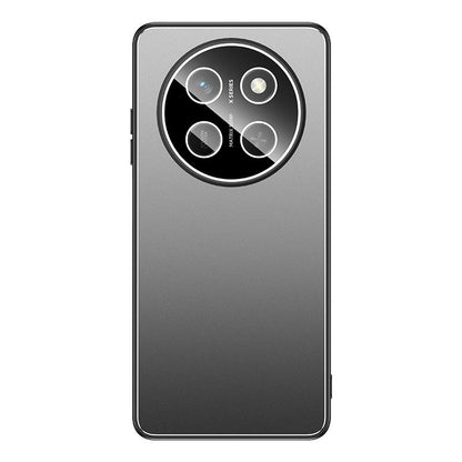 For Honor X80 Pro Max 5G Golden Shield Metal Frosted Lens Film Phone Case - Silver Grey - EDA009254909C