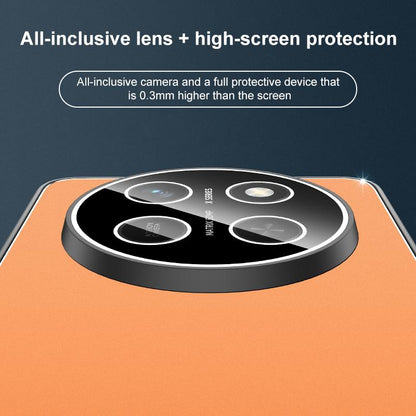 For Honor X80 Pro Max 5G Golden Shield Metal Frosted Lens Film Phone Case - Silver Grey - EDA009254909C