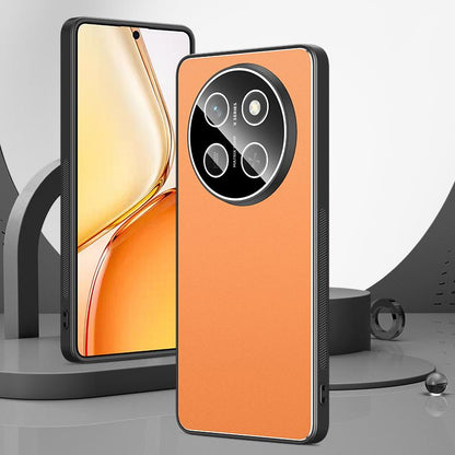 For Honor X80 Pro Max 5G Golden Shield Metal Frosted Lens Film Phone Case - Orange - EDA009254909D
