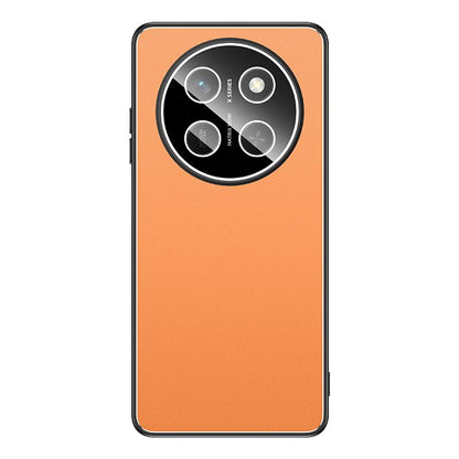 For Honor X80 Pro Max 5G Golden Shield Metal Frosted Lens Film Phone Case - Orange - EDA009254909D