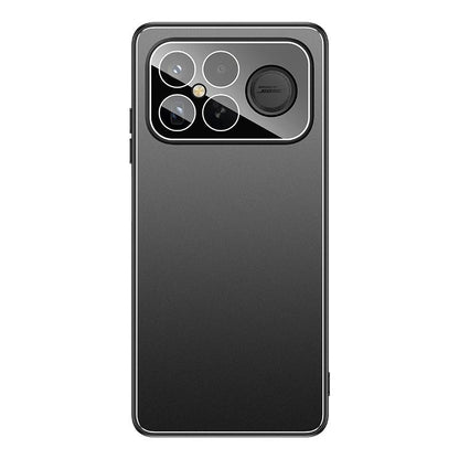 For Redmi K90 Pro Max / Poco F8 Ultra 5G Golden Shield Metal Frosted Lens Film Phone Case(Black)