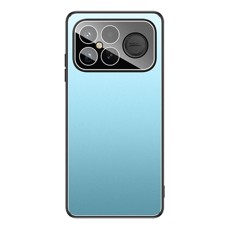 For Redmi K90 Pro Max / Poco F8 Ultra 5G Golden Shield Metal Frosted Lens Film Phone Case(Blue)