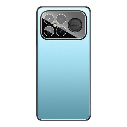 For Redmi K90 Pro Max / Poco F8 Ultra 5G Golden Shield Metal Frosted Lens Film Phone Case(Blue)