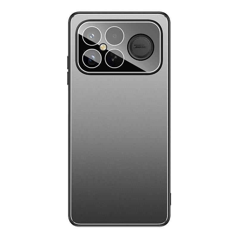 For Redmi K90 Pro Max / Poco F8 Ultra 5G Golden Shield Metal Frosted Lens Film Phone Case(Silver Grey)