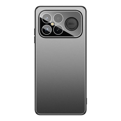 For Redmi K90 Pro Max / Poco F8 Ultra 5G Golden Shield Metal Frosted Lens Film Phone Case(Silver Grey)