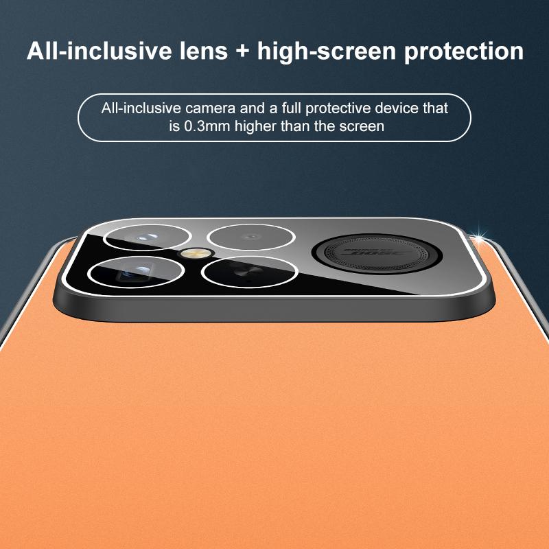 For Redmi K90 Pro Max / Poco F8 Ultra 5G Golden Shield Metal Frosted Lens Film Phone Case(Silver Grey)