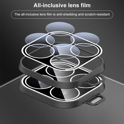 For Xiaomi 17T Pro 5G Golden Shield Metal Frosted Lens Film Phone Case - Orange - EDA009255305D
