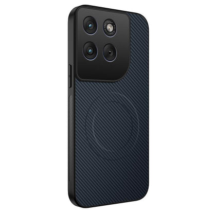 For Motorola Moto G37 Power 5G WANLONFENG TQ Series Magnetic Carbon Fiber Texture PC Hybrid TPU Phone Case - Sapphire Blue - EDA009262819C