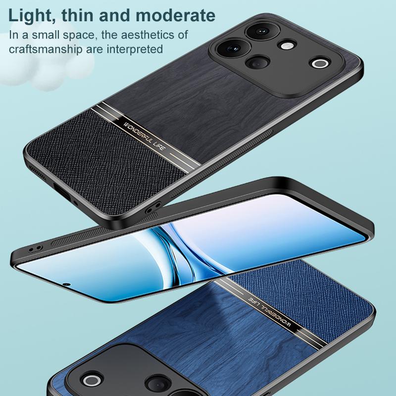 For vivo S60 5G Bionic Tree Texture Full Coverage Phone Case - Black - EDA009266812A