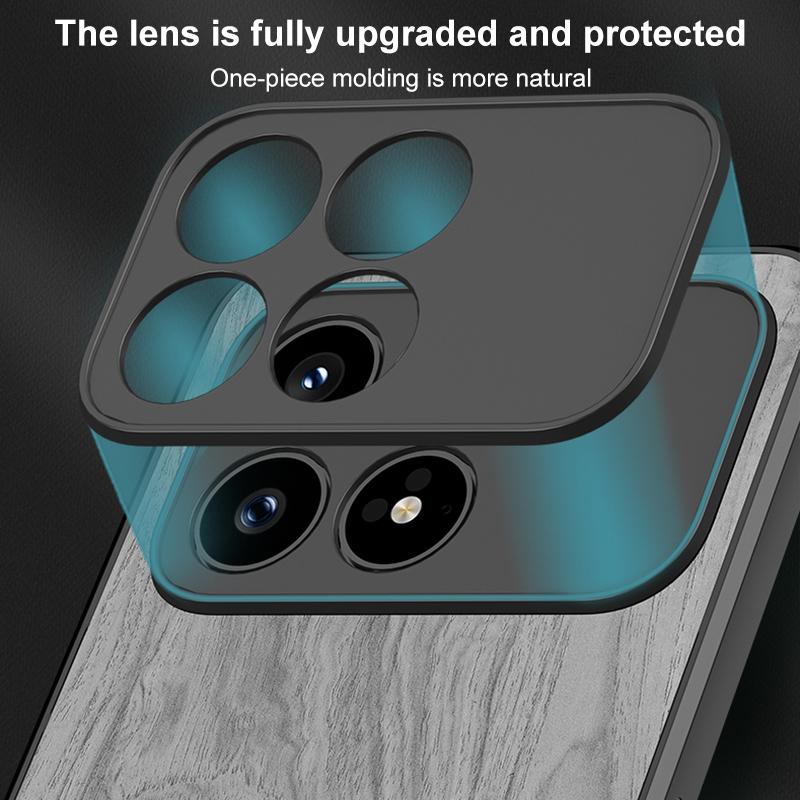 For Redmi K90 Pro Max / Poco F8 Ultra Bionic Tree Texture Full Coverage Phone Case(Black)