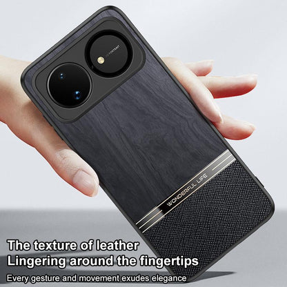 For Huawei nova 16 Bionic Tree Texture Full Coverage Phone Case - Blue - EDA009267312C