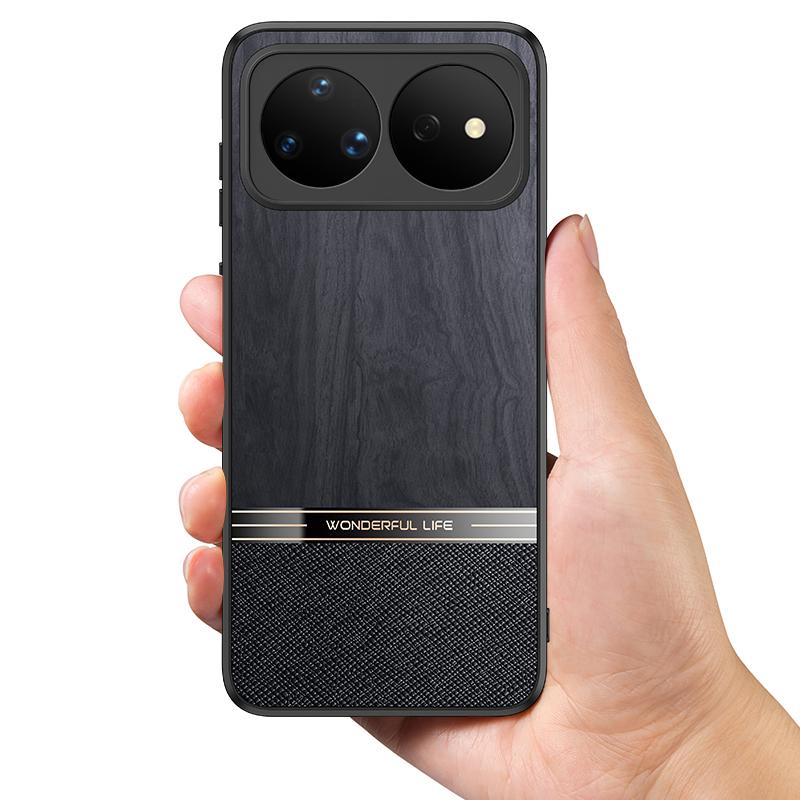 For Huawei nova 16 Pro Bionic Tree Texture Full Coverage Phone Case - Black - EDA009267313A