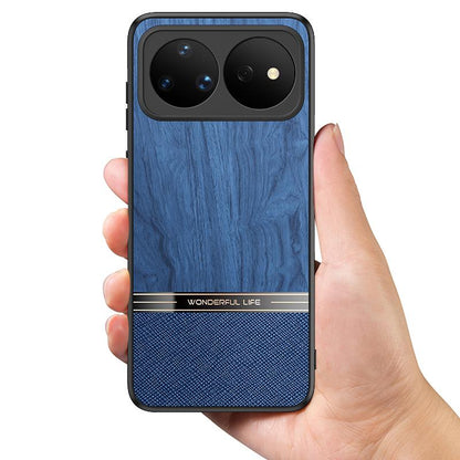 For Huawei nova 16 Ultra Bionic Tree Texture Full Coverage Phone Case - Blue - EDA009267314C