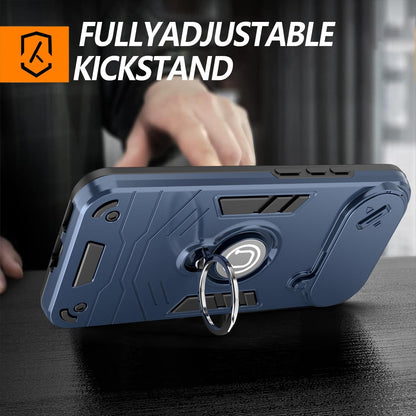 For Realme 16 5G Camshield Ring Holder Phone Case - Royal Blue - EDA009289304A