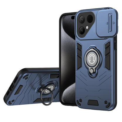 For Tecno Pova Curve 2 5G Camshield Ring Holder Phone Case - Royal Blue - EDA009289507A