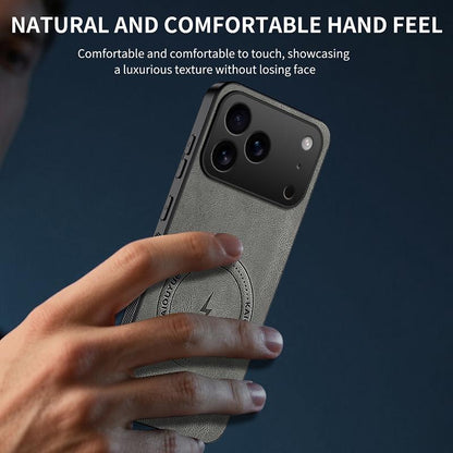 For iPhone 18 Pro Max WANLONFENG SD Series Nappa Texture Magnetic Phone Case - Brown - EDA009290824D