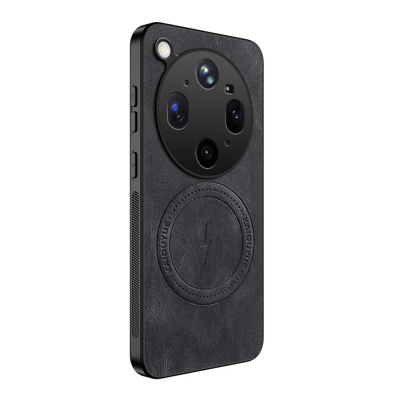For OPPO Find X9 Ultra WANLONFENG SD Series Nappa Texture Magnetic Phone Case(Black)