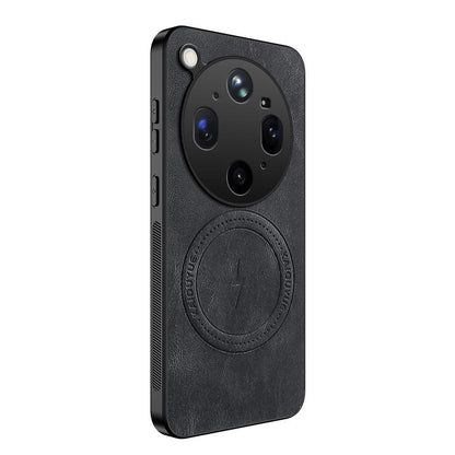 For OPPO Find X9 Ultra WANLONFENG SD Series Nappa Texture Magnetic Phone Case(Black)
