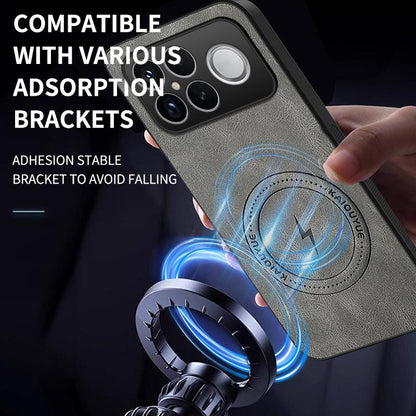 For Redmi K90 Pro Max 5G / Poco F8 Ultra WANLONFENG SD Series Nappa Texture Magnetic Phone Case(Blue)