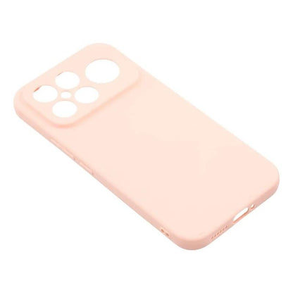 For Redmi K90 Pro Max 5G / Poco F8 Ultra WANLONFENG Square Edge Soft TPU Phone Case with Screen Protector(Pink)
