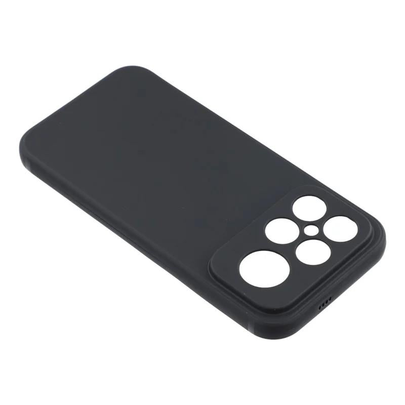 For Redmi K90 Pro Max 5G / Poco F8 Ultra WANLONFENG Square Edge Soft TPU Phone Case with Screen Protector(Black)