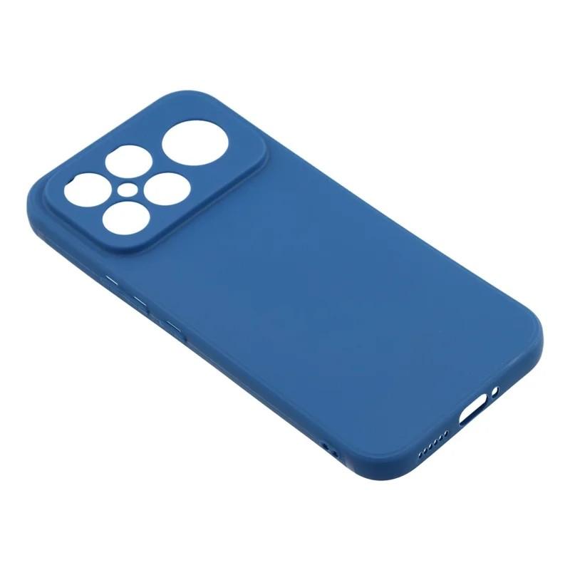 For Redmi K90 Pro Max 5G / Poco F8 Ultra WANLONFENG Square Edge Soft TPU Phone Case with Screen Protector(Blue)