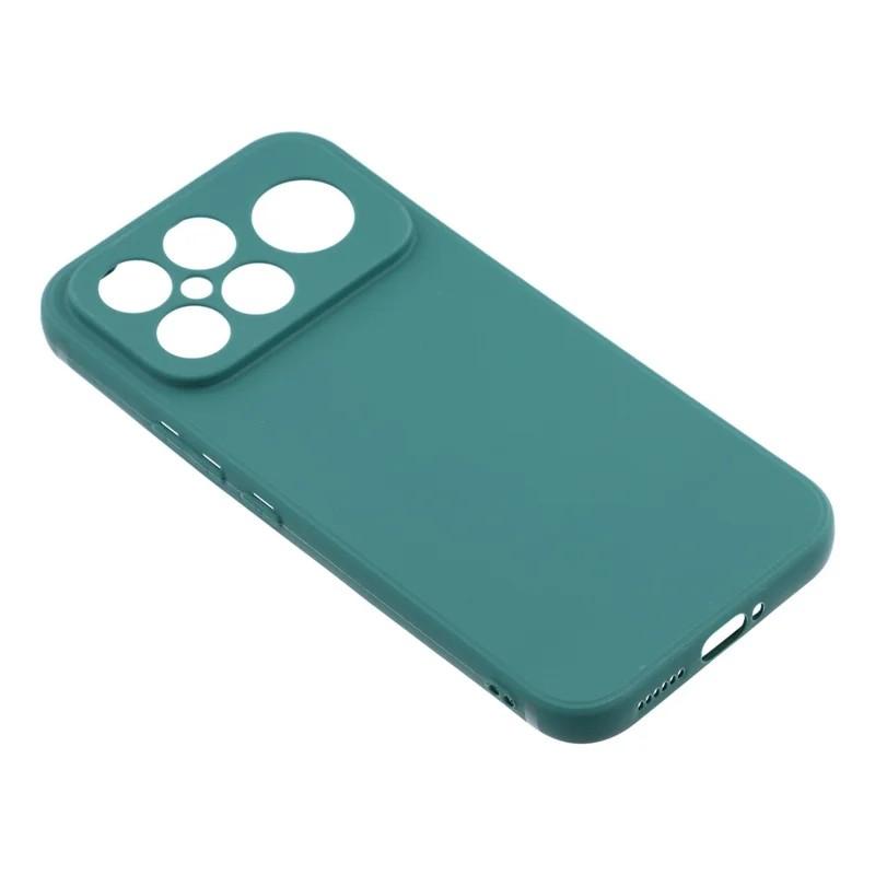 For Redmi K90 Pro Max 5G / Poco F8 Ultra WANLONFENG Square Edge Soft TPU Phone Case with Screen Protector(Green)