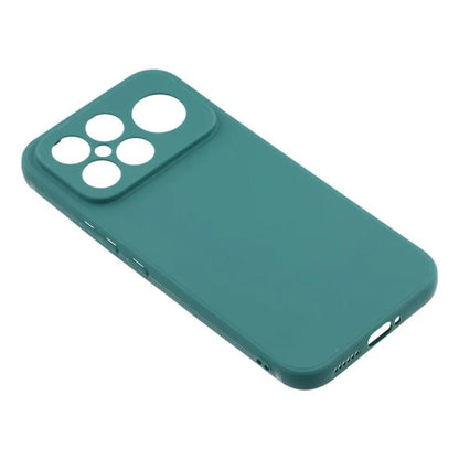 For Redmi K90 Pro Max 5G / Poco F8 Ultra WANLONFENG Square Edge Soft TPU Phone Case with Screen Protector(Green)