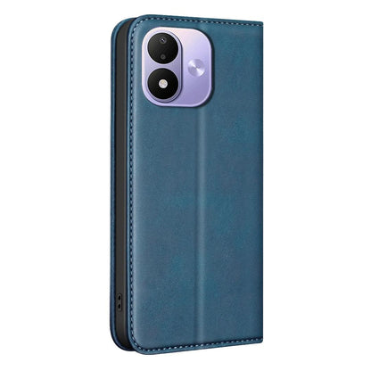 For Redmi Note 17 Pro 5G Global 163mm BINFEN COLOR Calfskin Texture Magnetic RFID Vegan Leather Phone Case(Blue)