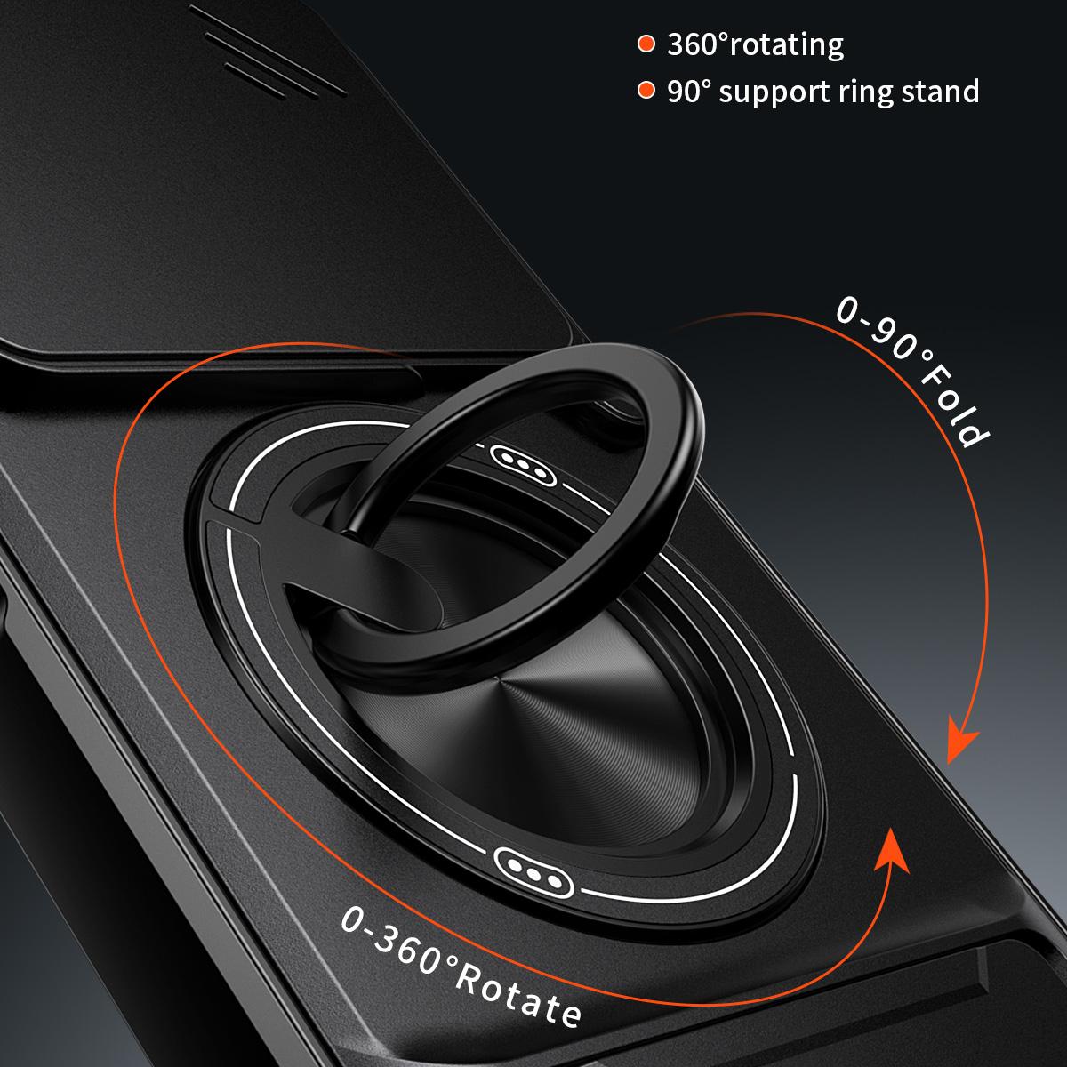 For Huawei Pura 90 5G Lens Sliding Window Multifunctional Magnetic Shockproof Phone Case - Titanium Gray - EDA009360104D