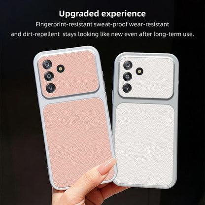 For Galaxy A17 4G Lambskin Series Skin Feel Shockproof Phone Case(Purple)