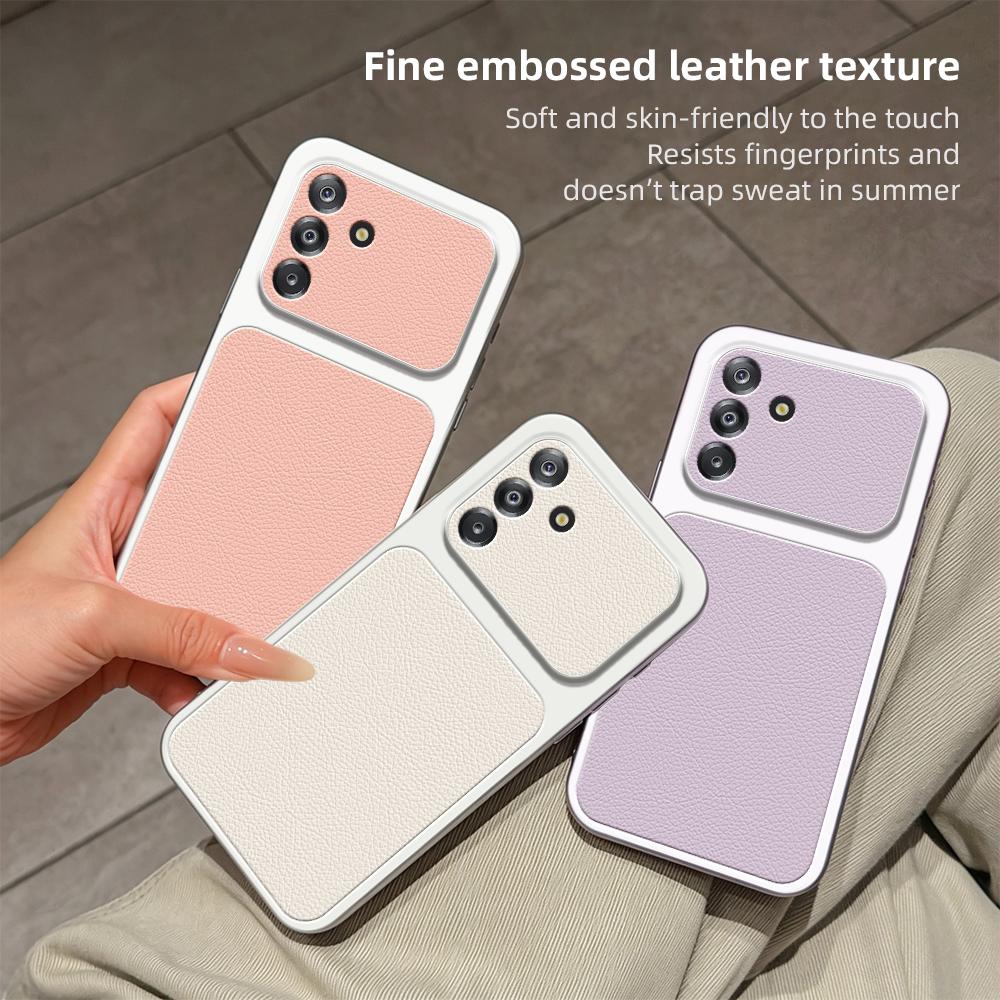 For Galaxy A26 5G Lambskin Series Skin Feel Shockproof Phone Case(Purple)