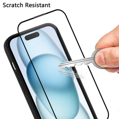 For Nothing Phone 4b WANLONFENG Transparent Magnetic Four-Corner Shockproof TPU Phone Case with 2pcs Screen Films(Transparent)
