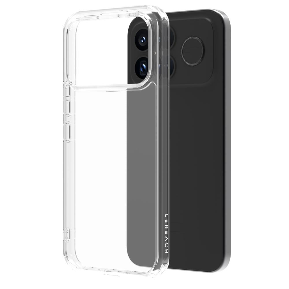 For Redmi K90 Pro Max LeReach TOC Clear Series Dual-Composite Armor TPU + Acrylic Shockproof Phone Case(Transparent)