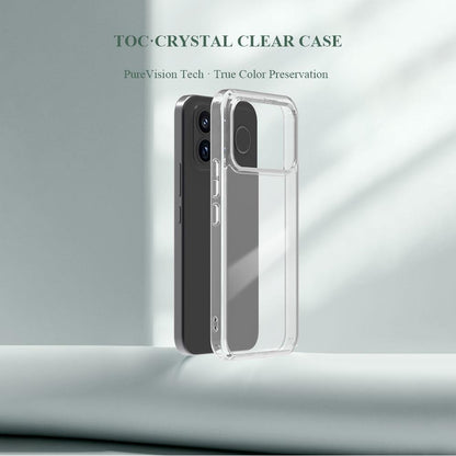 For Redmi K90 Pro Max LeReach TOC Clear Series Dual-Composite Armor TPU + Acrylic Shockproof Phone Case(Transparent)