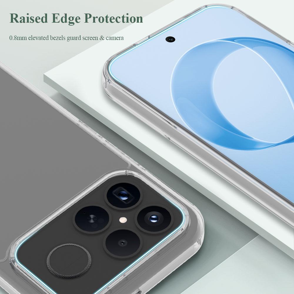 For Redmi K90 Pro Max LeReach TOC Clear Series Dual-Composite Armor TPU + Acrylic Shockproof Phone Case(Transparent)